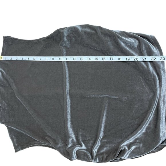 A NEW DAY TANK TOP RUCHED VELOUR NEUTRAL  HIGH MOCK NECK DRESSY SIZE XL NWT - Picture 8 of 8